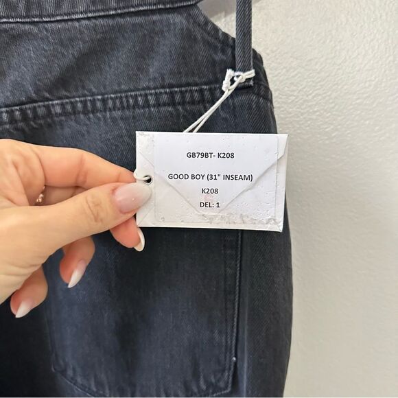 Good American Good Boy With Slit Waistband Black K208 - Picture 8 of 8